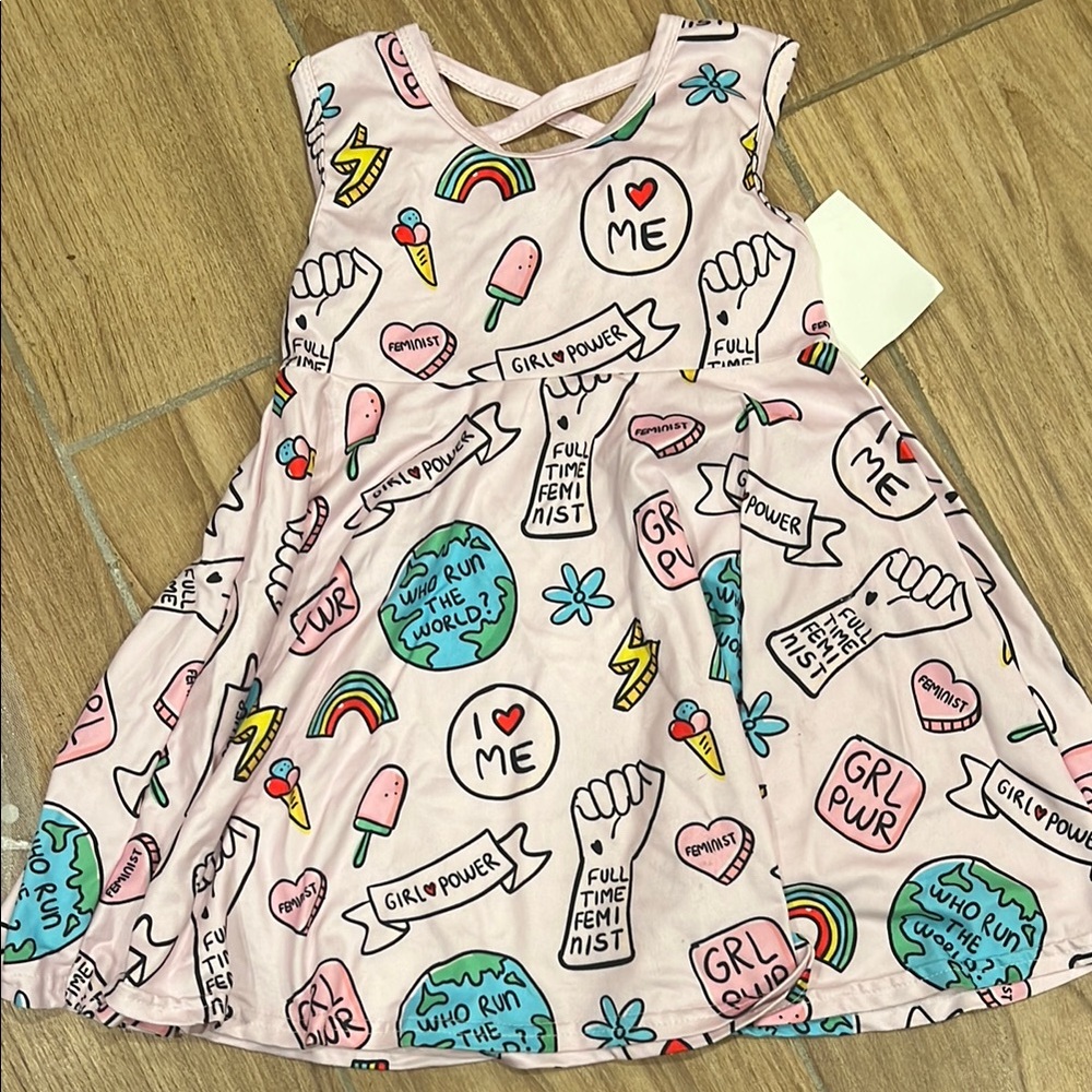 Pink Girl Power Dress